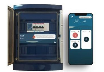 Coffret électrique connecté